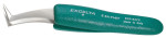 Tweezer - Angled - strong tips - ergo grips (Length: 4.5; Material: stainless, anti-magnetic)