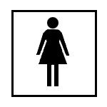 D.O.T. PICTOGRAM SIGN (Black on White; 6" H x 6" W; B-909 ... D.O.T. PICTOGRAM SIGN (Black on White; 6" H x 6" W; B-909 ...