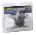 3M(TM) Half Facepiece Paint Spray/Pesticide Respirator Assembly R6211, Medium 4/Case