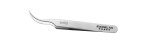 Tweezer - Curved - Miniature - fine tips (Length: 3.2; CTM: .0027 x .0012; Material: cobalt)