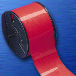 Red BradyMark™ Marking Foil (PVC Wire, PVC Tubing; Red; 1.181" x 164' (30 mm x 50 m))