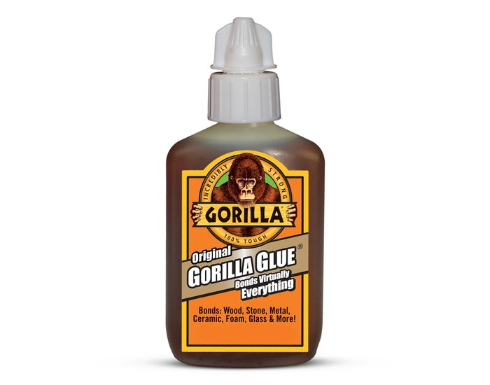 Gorilla 6200002 Wood Glue, Light Tan, 8 oz Bottle
