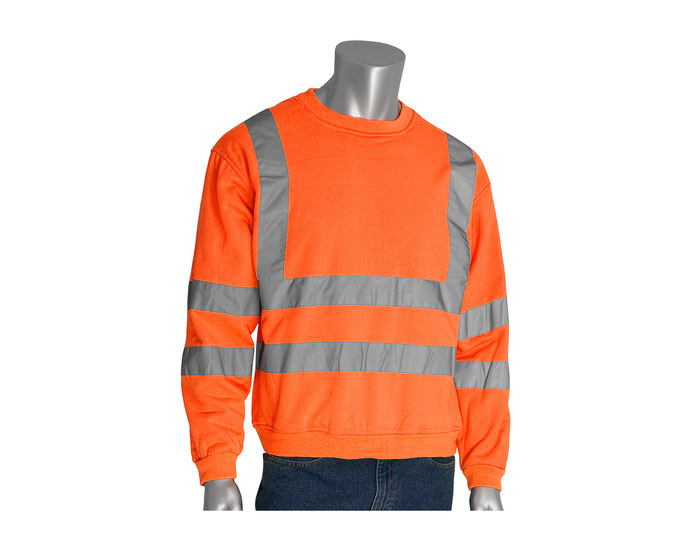 Picture of PIP 323-CNSSEOR Orange Polyester High Visibility Shirt (Main product image)