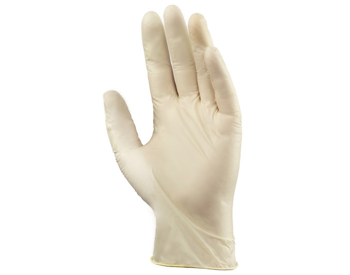 Picture of Ansell Dura-Touch 34-175 Clear Small Vinyl Powder Free Disposable Gloves (Main product image)