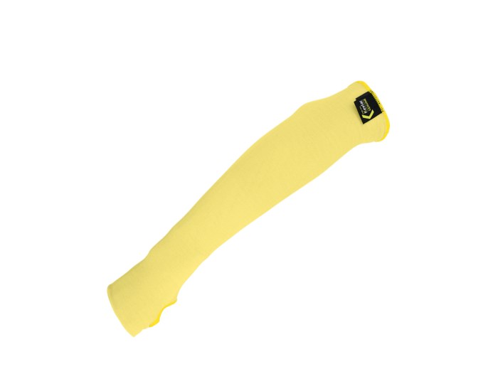 Picture of Global Glove K18SLT Yellow 18 in Kevlar Cut-Resistant Cape Sleeves Only (Main product image)
