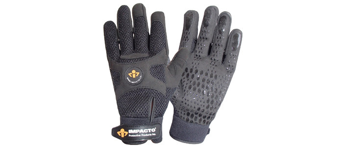 Picture of Impacto Air Glove BG408 Gray Small Synthetic Leather Glove (Main product image)