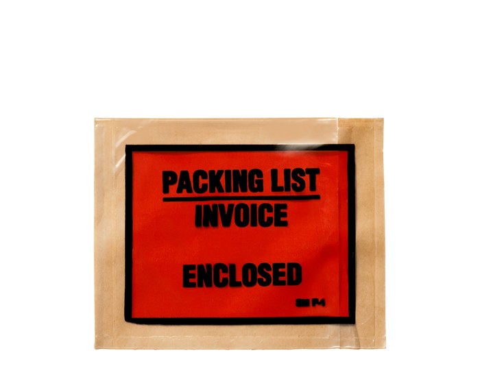 Picture of 3M F1 Clear Polyethylene 73711 Label Protective Envelope (Main product image)