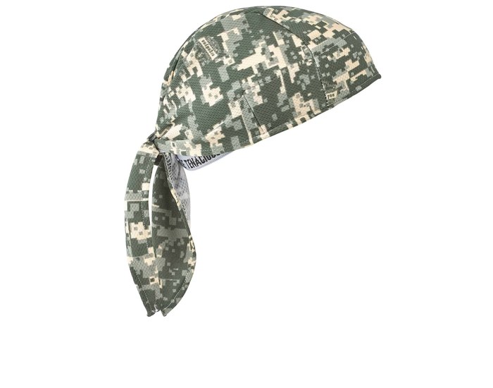 Picture of Ergodyne Chill-Its 6615 Green Hi Cool/Terry Cloth Bandana (Main product image)