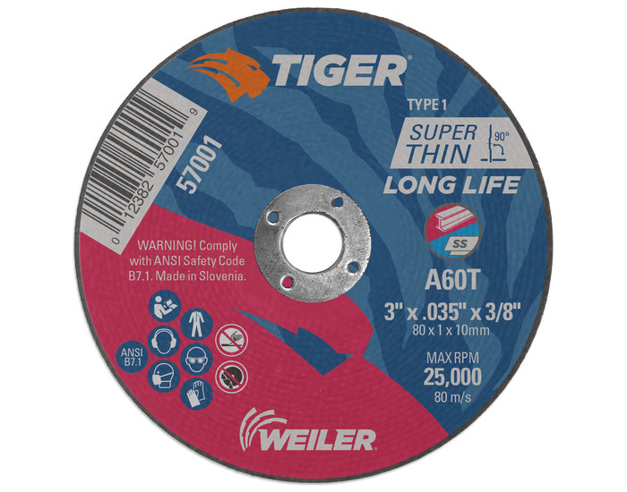 Picture of Weiler Tiger Cutting Wheel 57001 (Main product image)