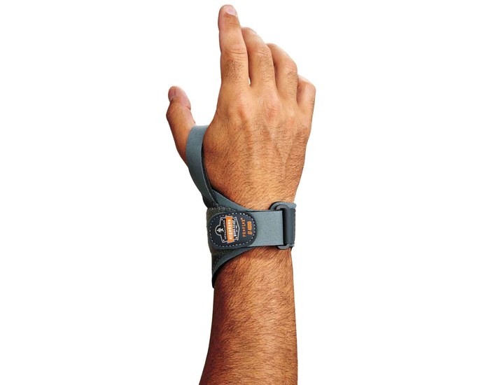 Picture of Ergodyne Proflex 4020 Gray Medium Neoprene Wrist Support (Main product image)
