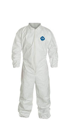 Picture of DuPont TY125S White Medium Tyvek 400 Coveralls (Main product image)
