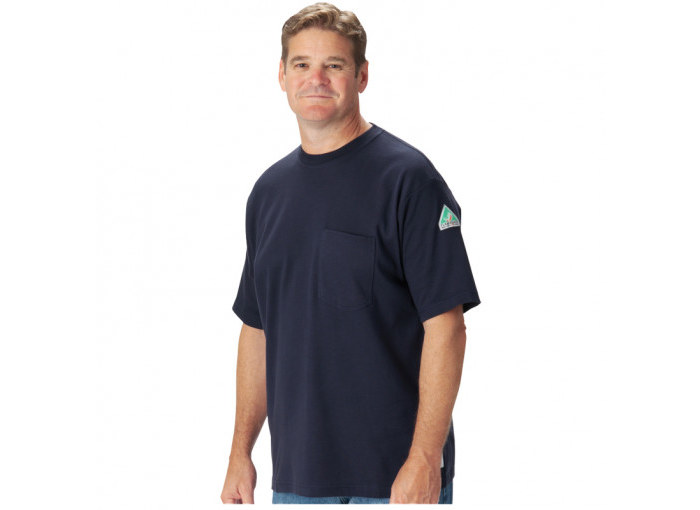 Picture of PIP 385-TSCT-MC-(NV) 2XL FR Cotton Flame-Resistant Shirt (Main product image)