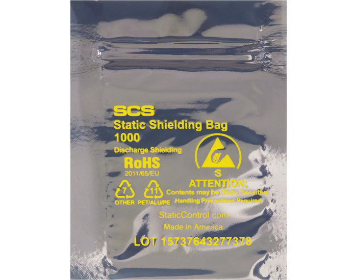 Picture of STC377 Reclosable Static Bag. (Main product image)