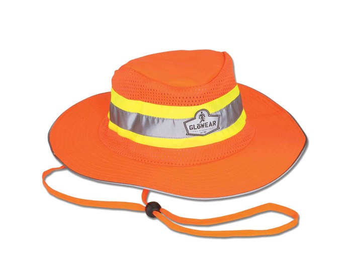 Picture of Ergodyne Glowear 8935 Orange Large/XL Polyester Ranger Hat (Main product image)