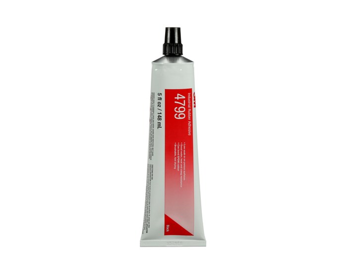 3M 4799 Black Industrial Adhesive, 5 Ounce