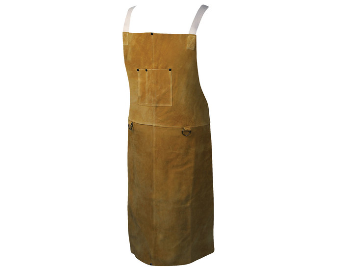 Picture of PIP Boarhide Caiman Brown 48 in Welding Bib (Main product image)
