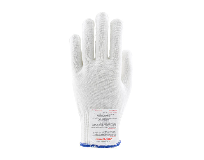 Picture of PIP Kut Gard 22-751LH White Medium Dyneema/Polyester/Silica/Stainless Steel Cut-Resistant Gloves (Main product image)