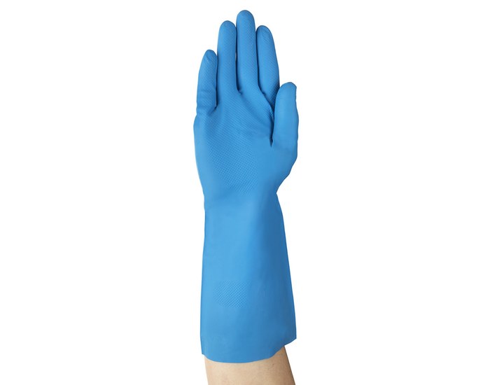 Ansell 37-210 Ultra Griff Blau Nitril Ungefüttert Gummi Handschuhe Latexfrei S M 