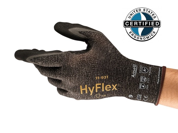 Picture of Ansell HyFlex Intercept 11-931 Gray 6 Cut Resistant Gloves (Main product image)