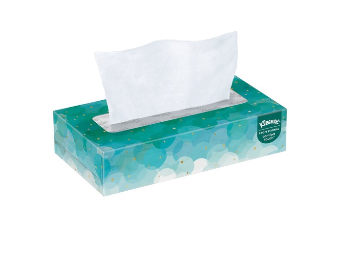 Picture of Kleenex 21400 White Facial Tissue (Main product image)