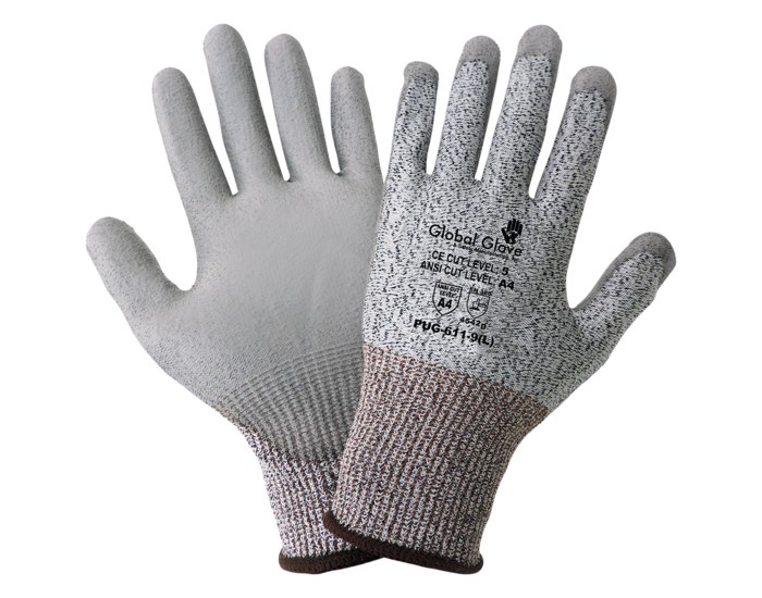 Picture of Global Glove Samurai PUG-611 Salt & Pepper XL HDPE Cut-Resistant Gloves (Main product image)