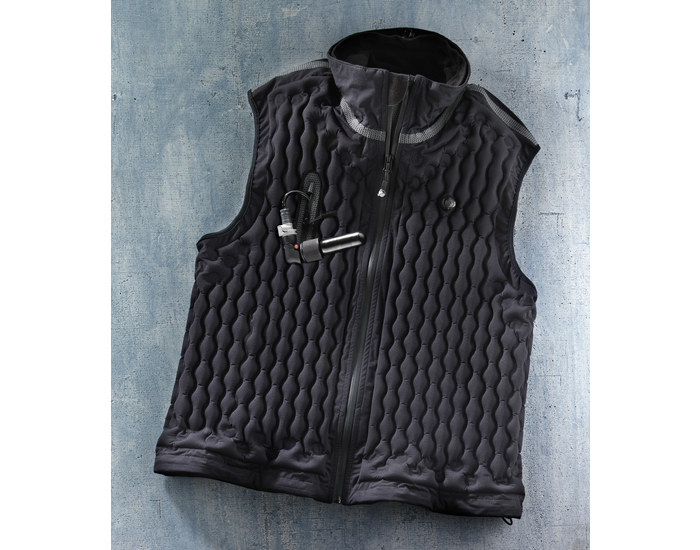 Picture of Ergodyne N-Ferno 6900 Black Large Nylon Argon Warming Vest (Main product image)