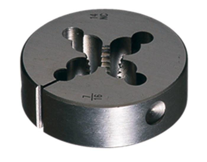 Picture of Greenfield Threading 382 7/16-14 UNC Right Hand Cut Round Adjustable Die 402498 (Main product image)