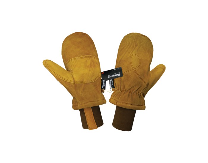 Picture of Global Glove 594MIT Brown Small Leather Split Cowhide Cold Condition Gloves (Main product image)