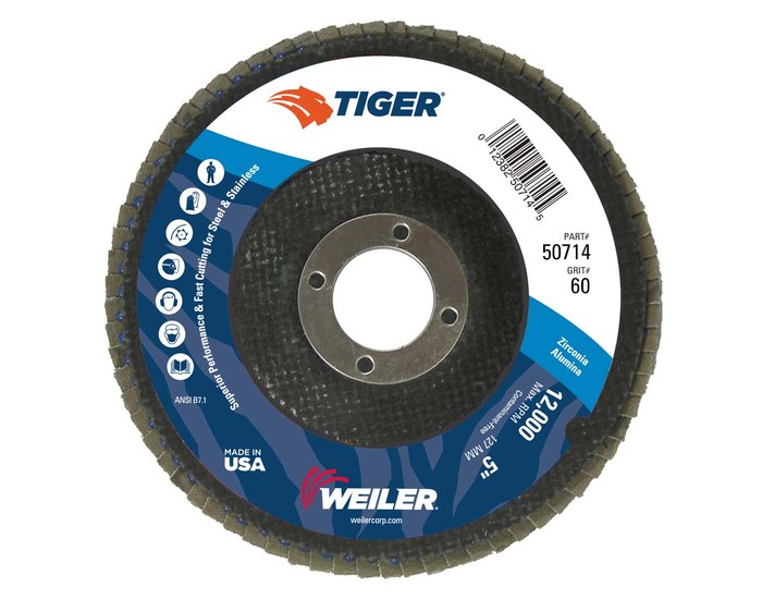 Picture of Weiler Tiger Flap Disc 50714 (Main product image)