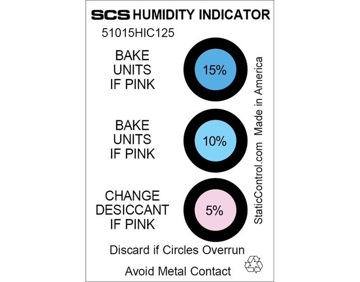 Picture of SCS - 51015HIC125 Humidity Indicator Card (Main product image)