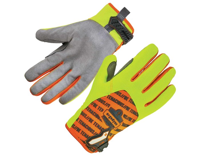 Picture of Ergodyne ProFlex 812 Lime XL Synthetic Full Fingered Work Gloves (Main product image)
