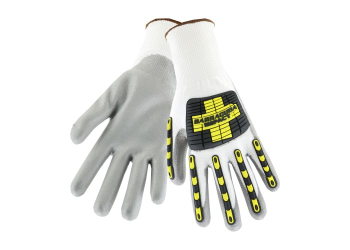 Picture of West Chester Barracuda 713HGWUB White/Gray Medium HPPE Cut-Resistant Glove (Main product image)