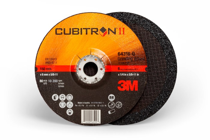 Picture of 3M Cubitron II Quick Change Depressed Center Wheel 64318 (Main product image)