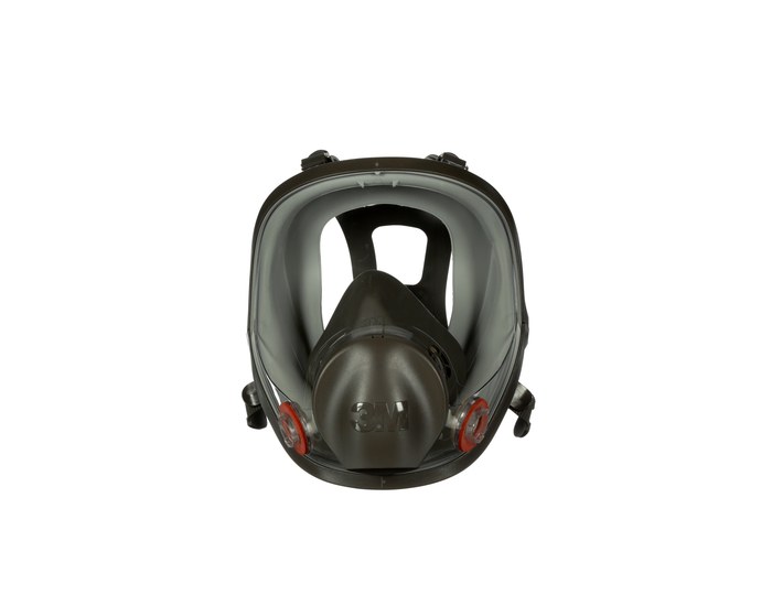 Picture of 3M 6000 Series 6800 Gray Medium Silicone/Thermoplastic Elastomer Full Mask Facepiece Respirator (Main product image)