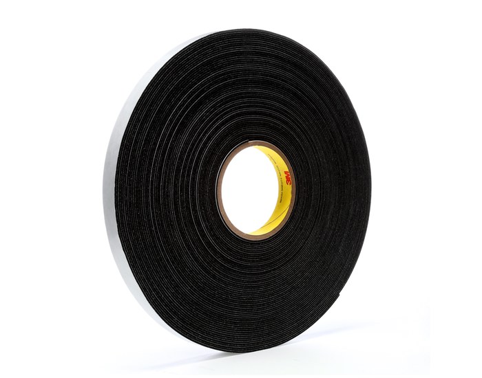 3M 4516 Single Sided Foam Tape 03308, 3/4 in x 36 yd, Black