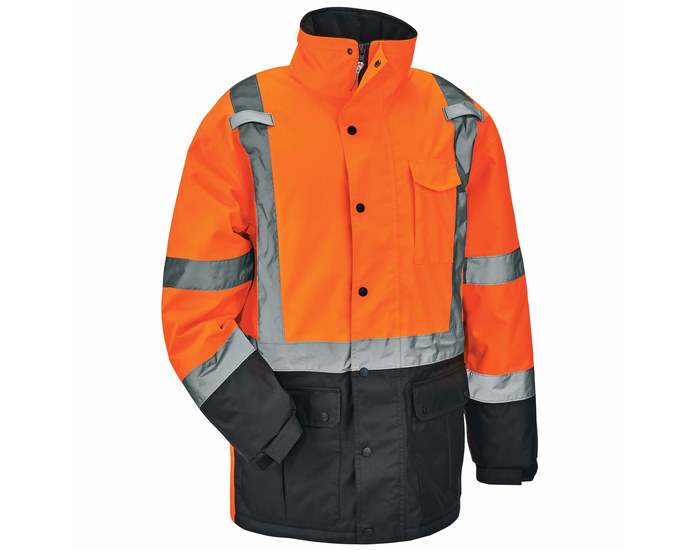 Picture of Ergodyne GloWear 8384 Orange Medium Polyester Cold Condition Jacket (Main product image)