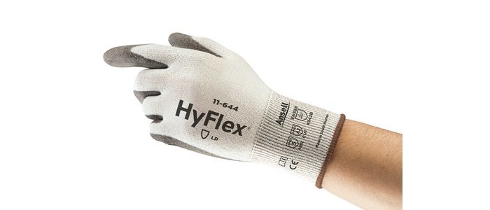 Picture of Ansell HyFlex 11-644 Grey 12 Polyethylene Cut-Resistant Glove (Main product image)