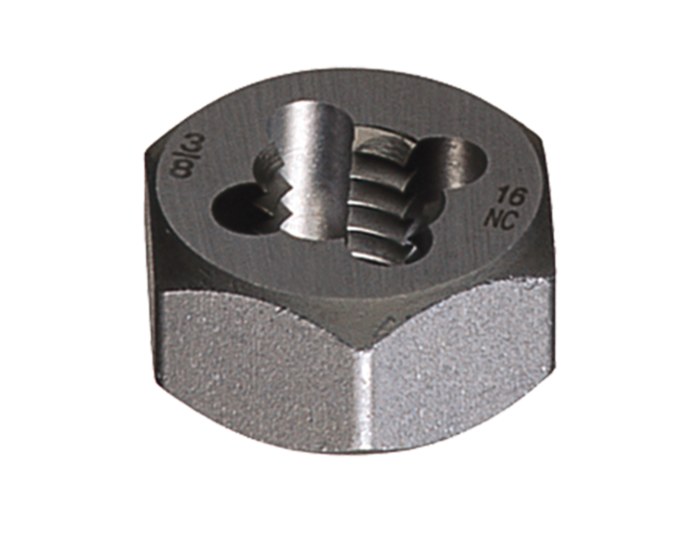 Picture of Greenfield Threading 377 11/16-16 UNS Right Hand Cut Hexagon Rethreading Die 403256 (Main product image)