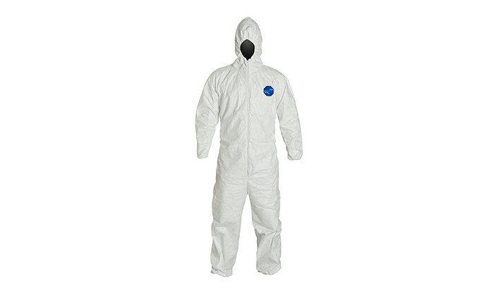 Picture of DuPont TY127S White 2XL Tyvek 400 Coveralls (Main product image)