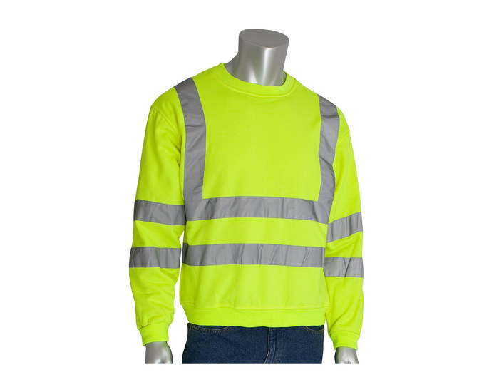 Picture of PIP 323-CNSSELY Yellow Polyester High Visibility Shirt (Main product image)