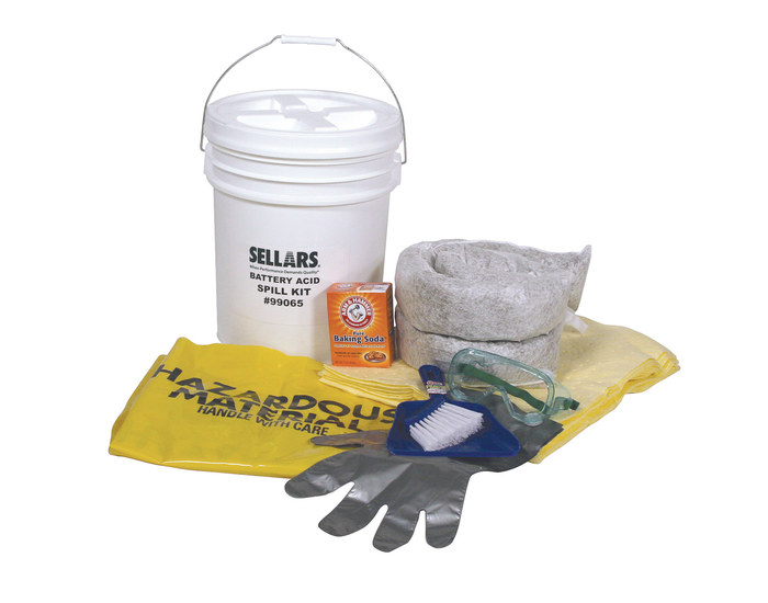 Picture of Sellars EverSoak Battery Acid 71 1/2 gal Spill Response Kit (Main product image)