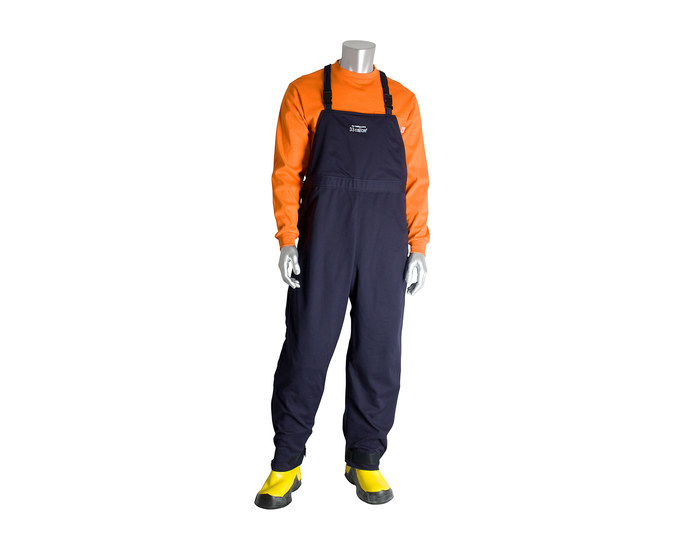 Picture of PIP 9100-53680 Blue Large Ultrasoft Fire-Resistant Overalls (Main product image)