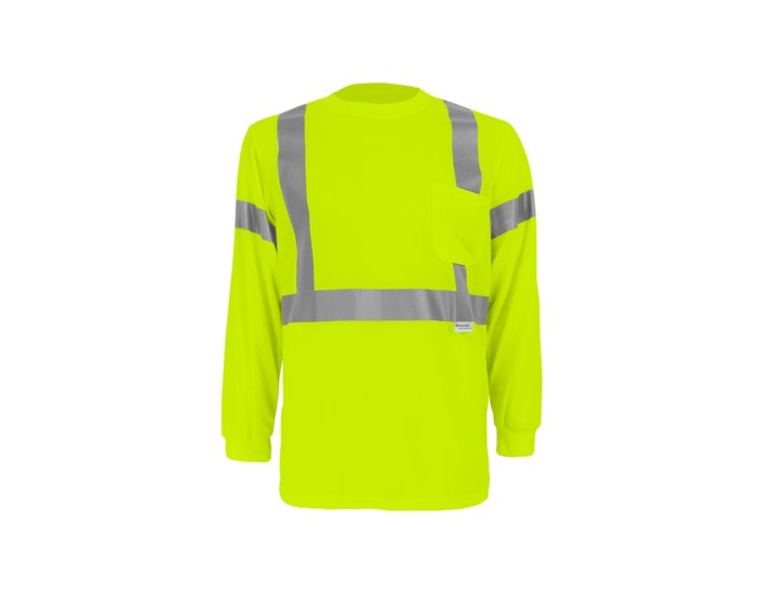 Picture of Global Glove FrogWear GLO-009 Lime Polyester Reflective Shirt (Main product image)