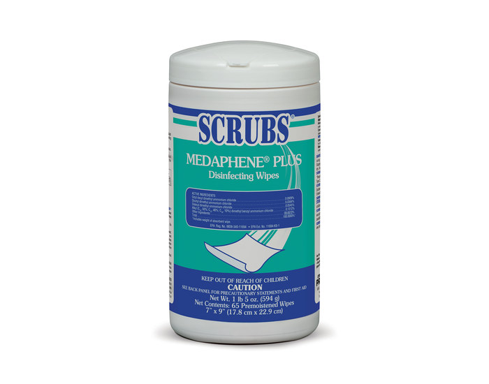Picture of Scrubs 96365 Medaphene Plus Cleaning Wipe (Main product image)
