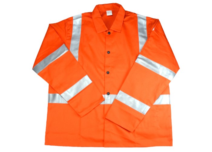 Picture of West Chester IRONCAT 7060 Hi-Vis Orange Small Cotton Flame Retardant Jacket (Main product image)
