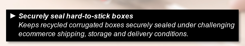 Securely seal hard-to-stick boxes