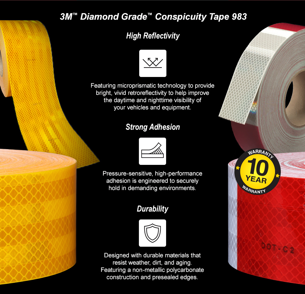 3M™ Diamond Grade™ Conspicuity Tape 983
