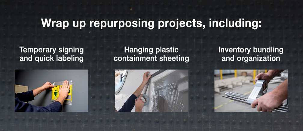 Wrap up repurposing projects, including: