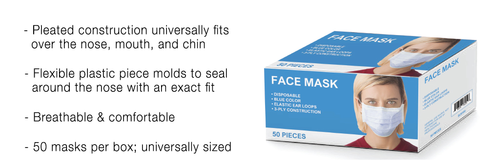 ELM100 Disposable Face Mask