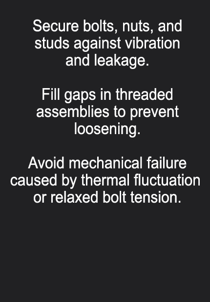 Avoid mechanical failure caused by thermal fluctuation or relaxed bolt tension.